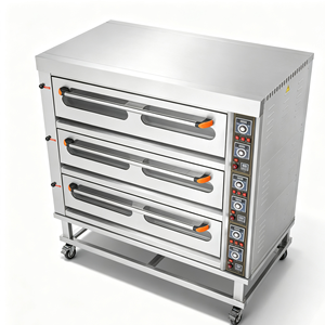 Forno a Gas a Tre Piani 3*9 con Display Digitale e Controllo della Temperatura per Attività di Produzione Alimentare - Product Image 5