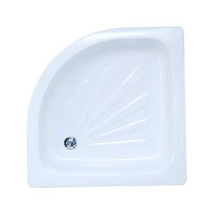 Fabricante Atacado Banheiro Bandeja De Chuveiro De Aço Esmalte Bandeja De Chuveiro XG900C Sector Forma Bandeja De Chuveiro De Aço Com Avental - Product Image 1