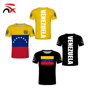 Camiseta Personalizada con la Bandera de <span class=keywords><strong>Venezuela</strong></span>, Camiseta de Alta Calidad con Estampado 3D, Ropa para Hombre - Product Image 1