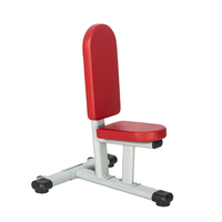 Banc de presse à épaules compact avec cadre en acier léger pour la maison, idéal pour les presses au-dessus de la tête et les exercices avec haltères en toute sécurité
