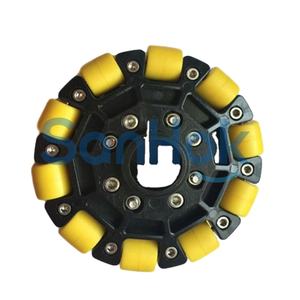 ล้อมีทิศทางทางกลขนาดเล็กพลาสติกคู่38มม. ล้อรถนิวเมติกแข็งปรับแต่งได้รับน้ำหนัก80กก. - Product Image 4