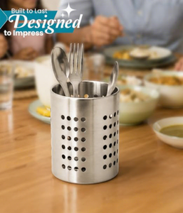 Support de rangement cylindrique en métal, résistant à la rouille, design minimaliste, organisateur de produits de toilette pour salle de bain, type sur pied, à un seul niveau - Product Image 2