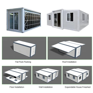 Casa prefabricada moderna de lujo, envío de Villa, contenedor extensible portátil, lista para usar, 20 pies, 40 pies, 2 dormitorios, casa móvil pequeña - Product Image 6