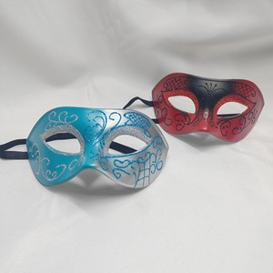 Masque de <span class=keywords><strong>mascarade</strong></span> HLC ODM pour hommes, masque de <span class=keywords><strong>mascarade</strong></span> vénitien OEM, masque de fête d'Halloween et de Mardi Gras, masque de <span class=keywords><strong>mascarade</strong></span> demi-visage pour les yeux - Product Image 1