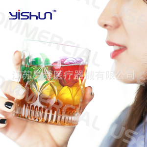 Cubitos de hielo cuadrados Yishun Cooling Fruit de 15g, reutilizables, de LDPE, para bebidas y cócteles - Product Image 1