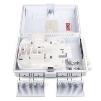 Boîtier de distribution de fibre optique 16 cœurs 2 entrées 16 sorties, mini cassette PLC FTTH FTTB FTTX, boîtier terminal NAP FAT ODP Télécom