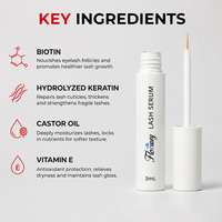Sérum de croissance des cils en gros, sérum naturel pour des cils plus longs, plus fournis et plus épais, fournisseur OEM de marque privée, usine