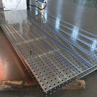 Platform Pengelasan Fleksibel Tiga Dimensi Baru, Meja Robot Pemposisian Berpori, Lengan Mekanik, Plat Meja Kerja, Baja Q355