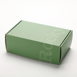 Matériaux recyclables Boîtes en carton auto-scellantes à fermeture éclair Boîte postale en papier d'expédition ondulé facile à déchirer avec échantillon gratuit - Product Image 5