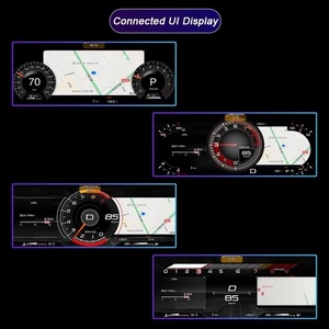 For Chevrolet Silverado 2014-2018 <b>Digital</b> Dashboard Virtual Cockpit Cluster LCD Instrument Panel Speedometer Tachometer <b>Clock</b> - Product Image 2