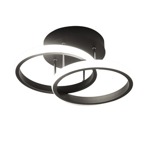 Lámpara cálida de cristal de comedor para pasillo moderno, pasillo interior, balcón, cristal dorado, Led, cristal, lámpara de techo E27 - Product Image 6