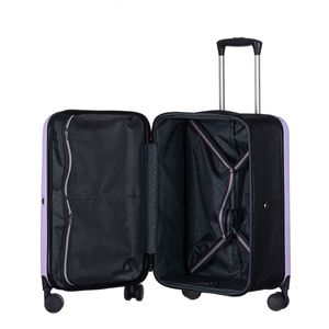 Expandable <b>Suitcase</b> 20 Inch Spinner Wheels Lightweight Trolley Case For Travel And Business - Product Image 3