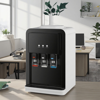 Distributeur d'eau de bureau compact FJ-WDT-202 à double température, léger, idéal pour dortoir et bureau