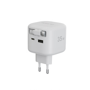 เครื่องชาร์จเร็ว PD 35W ดีไซน์ใหม่พอร์ต Type C พร้อมสาย USB C แบบยืดหดได้ชาร์จเร็วสุดๆ - Product Image 1