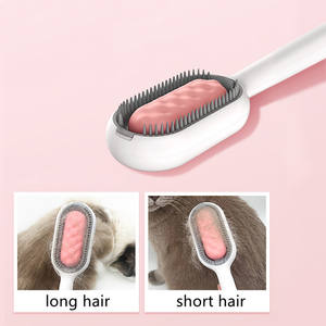 Alat Baru 2022 Sisir Pijat Membersihkan Penghilang Rambut Jas Hujan Sisir Hewan Kucing Anjing Sikat Perawatan Hewan Peliharaan - Product Image 6