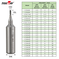 Fraise à dégrossir et à tailler en carbure à double tranchant et à rainures droites Inspur TCT pour routeur CNC - Origine Chine Inspur A1