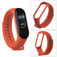 Xiaomi Mi için kayış Band 7 6 5 4 3 silikon bileklik bilezik değiştirme için Xiaomi Band 4 MiBand 5 4 3 bilek renk TPU kayış