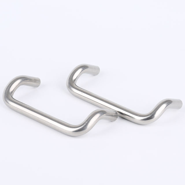 Factory Customized Solid Stainless Steel Pull Handle for Bed Board Chrome-plated Handle Surface Spraying Handle