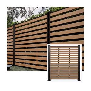 Panneaux de clôture WPC personnalisables anti-UV SHENGCHENG, nouveau design, revêtement de sol écologique, panneau de clôture WPC - Product Image 1