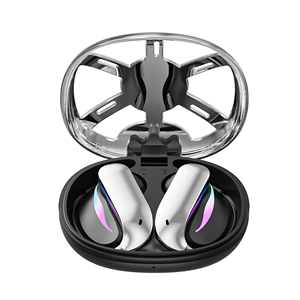 Auricolari Wireless Stereo OWS con Indicatore LED della Batteria, Impermeabili IPX4, BT <span class=keywords><strong>5</strong></span>.0, <span class=keywords><strong>5</strong></span>+ Ore di Autonomia per Sport e Sonno XG31 - Product Image 1