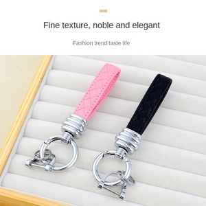 Fabricant de porte-clés en gros, porte-clés en cuir pour voiture par sublimation, porte-clés personnalisé avec logo de marque, souvenir promotionnel, porte-clés en cuir PU - Product Image 5