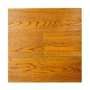 制造商供应宽板1条橡木Uv涂漆3层工程硬木地板