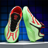 Chaussures de basket-ball en maille de marque personnalisée de haute qualité nouvellement conçues pour hommes-tige en tissu extensible toutes saisons en caoutchouc EVA et TPU