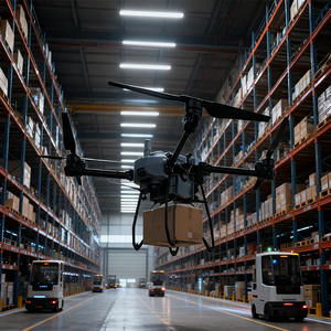 Drone plateforme de levage lourd ZLWM D50 Brushless 4K UHD pour la livraison industrielle de marchandises longue portée, autonomie de 30 minutes, 20 minutes en vides, 40 kg - Product Image 3