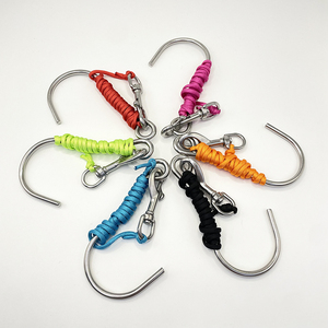 Gancho de Buceo Individual para Arrecife con Cuerda de 1.3M y Mosquetón - Product Image 3