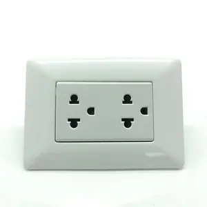 Good Quality 16A 127/277V 3-pin White General-Purpose South America Standard Switch Sockets