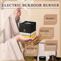 Veilleuse Musulmane Cadeaux Tendance Coran Islamique Prière Haut-parleur Coran Portable Mubkhar Brûleur d'Encens Kaaba avec Coran