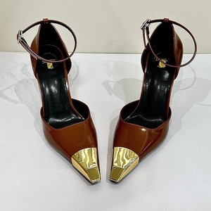Vente en gros Nouveauté 2026 Sandales pour femmes à talon haut, motif léopard, bout ouvert, ornées de strass, avec semelle intermédiaire en similicuir amortissante - Product Image 3