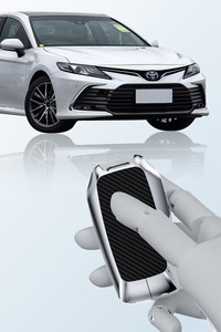 Pour TOYOTA SILICONE + METAL étui à clés de voiture étui à bagages - Product Image 4