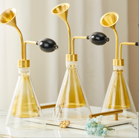Parfum personnalisable en verre à haute teneur en borosilicate huile essentielle café whisky liqueur thé parfum conteneur outil
