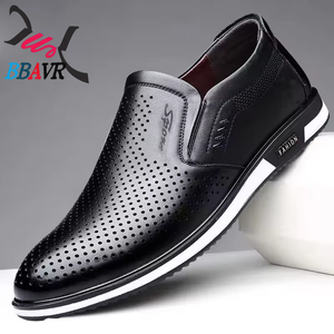 Mocasines Planos de Cuero Abrasivo para Hombre, de Piel de Oveja, Estilo Náutico, de Una Sola Pieza, para Invierno, Primavera y Verano, Impermeables - Product Image 6