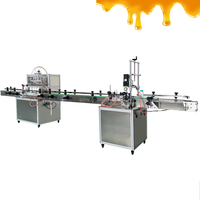 Machine de remplissage et de bouchage automatique de bouteilles chimiques électrique personnalisée avec pompe et moteur, ligne d'emballage haute précision