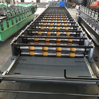 Machine de formage à froid pour tôles de toiture profilées 686 IBR / Machine de fabrication de toitures pour le Zimbabwe