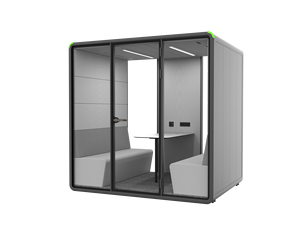 Fabricant de cabines de bureau, couleur personnalisée, cabine de bureau insonorisée mobile pour 4 personnes, système complet de ventilation et d'éclairage - Product Image 2