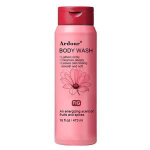 Gel Douche Rafraîchissant Parfumé Naturel Hydratation Intense aux Pétales de Rose pour Peaux Sèches Essence Florale - Product Image 4