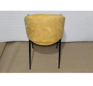 Sillas de Jardín de Lujo con Acabado Liso y Patas de Metal, Asientos Portátiles Cómodos para Mesa de Comedor, Hogar y Parque - Product Image 4