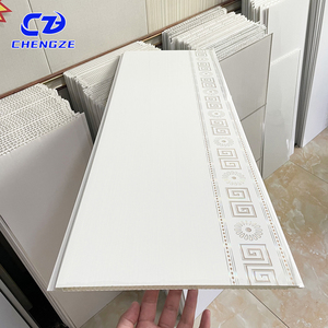 Hot Sale Eco-Friendly Home Decorative <strong>Ceiling</strong> <strong>Cladding</strong> Integrated square Slat Pvc Wpc Wall <strong>Ceiling</strong> Panels Interior - Product Image 3