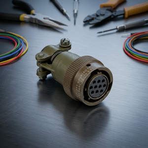 Souriau 851-06RC1210S50 Circular Connector Receptacle Housing FR 6 Position 12 Size Socket Contacts - Product Image 2
