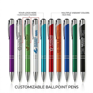 Bolígrafos Promocionales Deportivos de Lujo, Metálicos, con Logotipo Personalizado, Marca ROYO, Grabado Láser Multicolor de 1.0 mm, para Oficina - Product Image 2