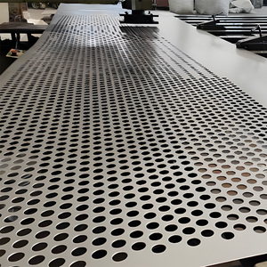 Vật liệu xây dựng Kim Loại Tùy chỉnh thiết kế hiện đại hợp kim nhôm đục lỗ tường Rèm cho mặt tiền biệt thự Ốp - Product Image 2