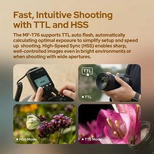 Godox MF-T76 C/N/S TTL Macro Twin Flash Double Flash HSS 1.2s Recyclage rapide Système Godox X pour <span class=keywords><strong>Canon</strong></span>/Nikon/Sony - Product Image 4