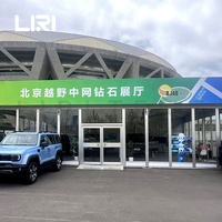 Nuevo diseño inflable techo cubo Car Show publicidad tienda de Liri tienda para la venta