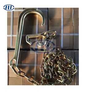 Vàng Mạ Kẽm Thép Hợp Kim 15 "Nhiệm Vụ Nặng Nề G70 Mắt Kéo Chuỗi Móc Cho Xe Tải/J Móc Cho Xe - Product Image 4