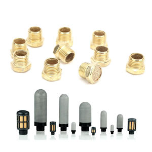 Robuster Messing Kupfer Kupfer Edelstahl Kunststoff 1/8 1/4 BSPT Gewindes chall dämpfer für langlebige Luft kompressoren Pneumatische Teile - Product Image 2