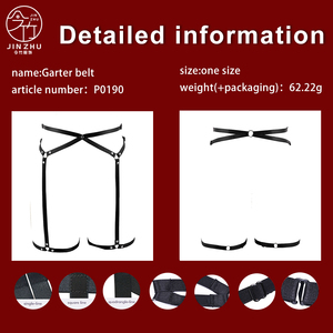 JINZHU Nouveau Modèle Bas Cuissardes Séduisantes à Double Anneau - Style Vintage, Purement Érotique, Design de Niche pour Autres <span class=keywords><strong>Porte</strong></span>-Jarretelles - Product Image 4