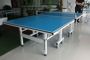 Mdf Di Động Ngoài Trời Tiêu Chuẩn Bảng Điều Chỉnh Đào Tạo Gấp Trong Nhà Di Chuyển <span class=keywords><strong>Ping</strong></span> <span class=keywords><strong>Pong</strong></span> Bảng Foldrable Bóng Bàn Với Bánh Xe - Product Image 6